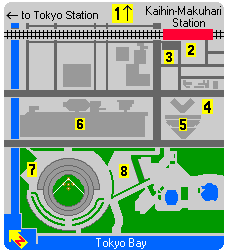 Map around Chiba Marine Stadium